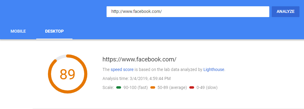 Google Page Insights